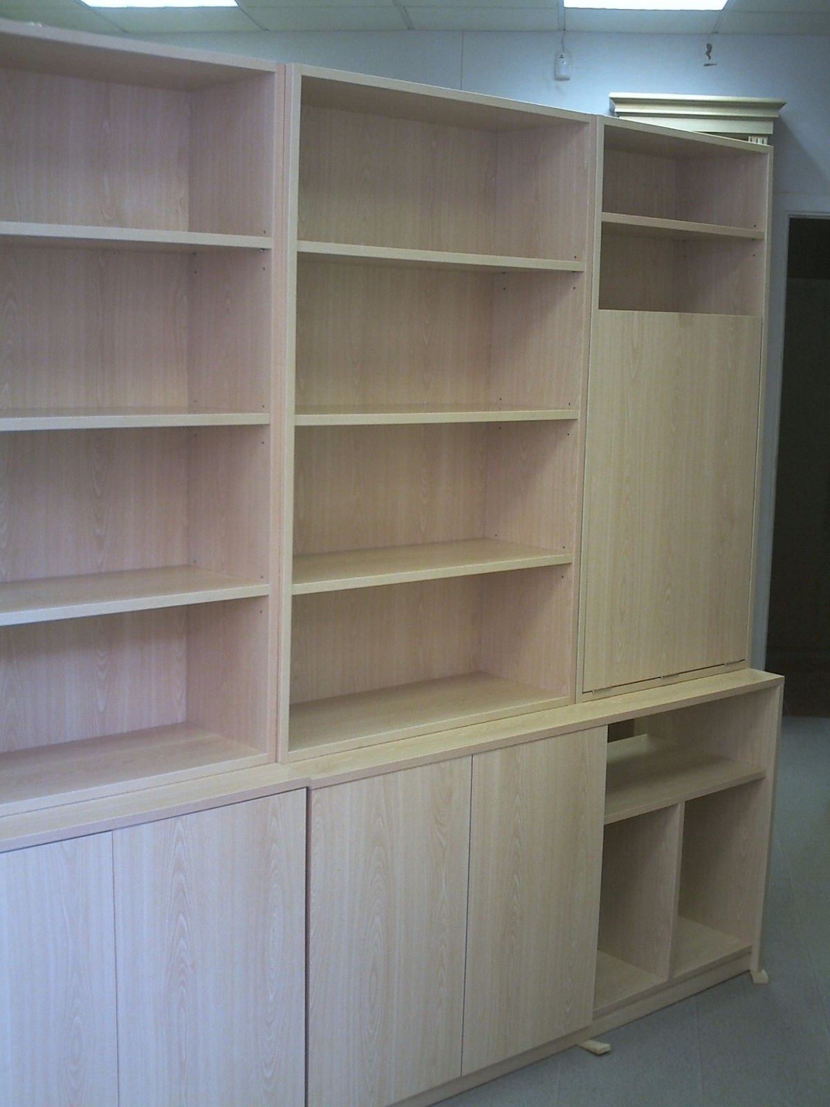 Librerías de madera para habitaciones