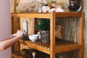 Estantería armario de madera para espacios