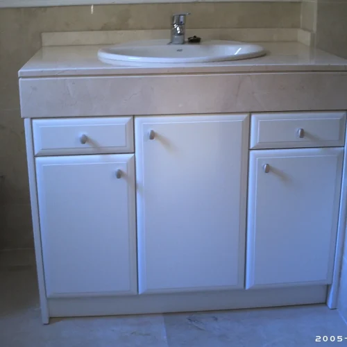 Muebles de baño blanco