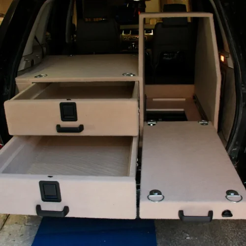 Cajonera 4x4 instalada