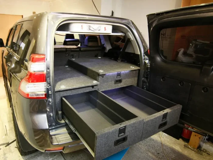 Cajonera 4x4 en vehículo